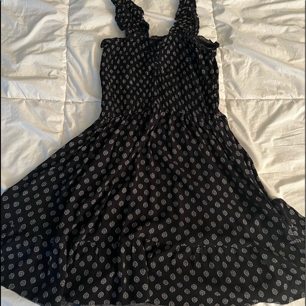 Salty Lemon black ruffle dress
